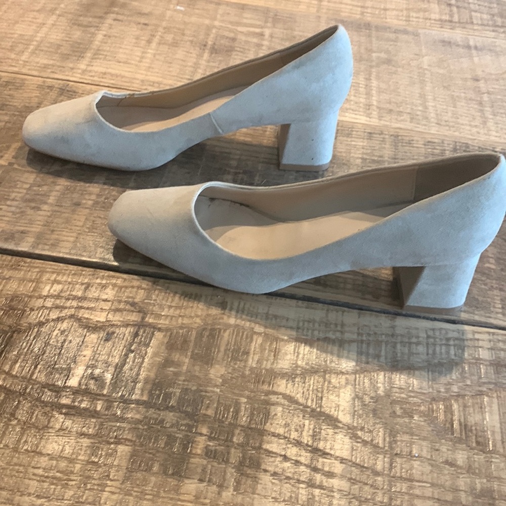 Zara Basic Collection suede pump heels, 39